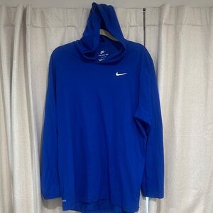 Nike Royal Blue Hoodie with Swoosh